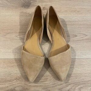 J. Crew Suede Pointed Flats
